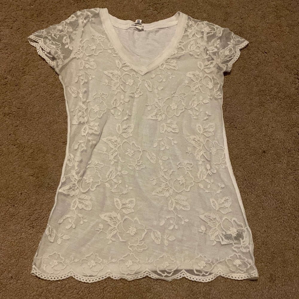 Aeropostale see through t shirt size small